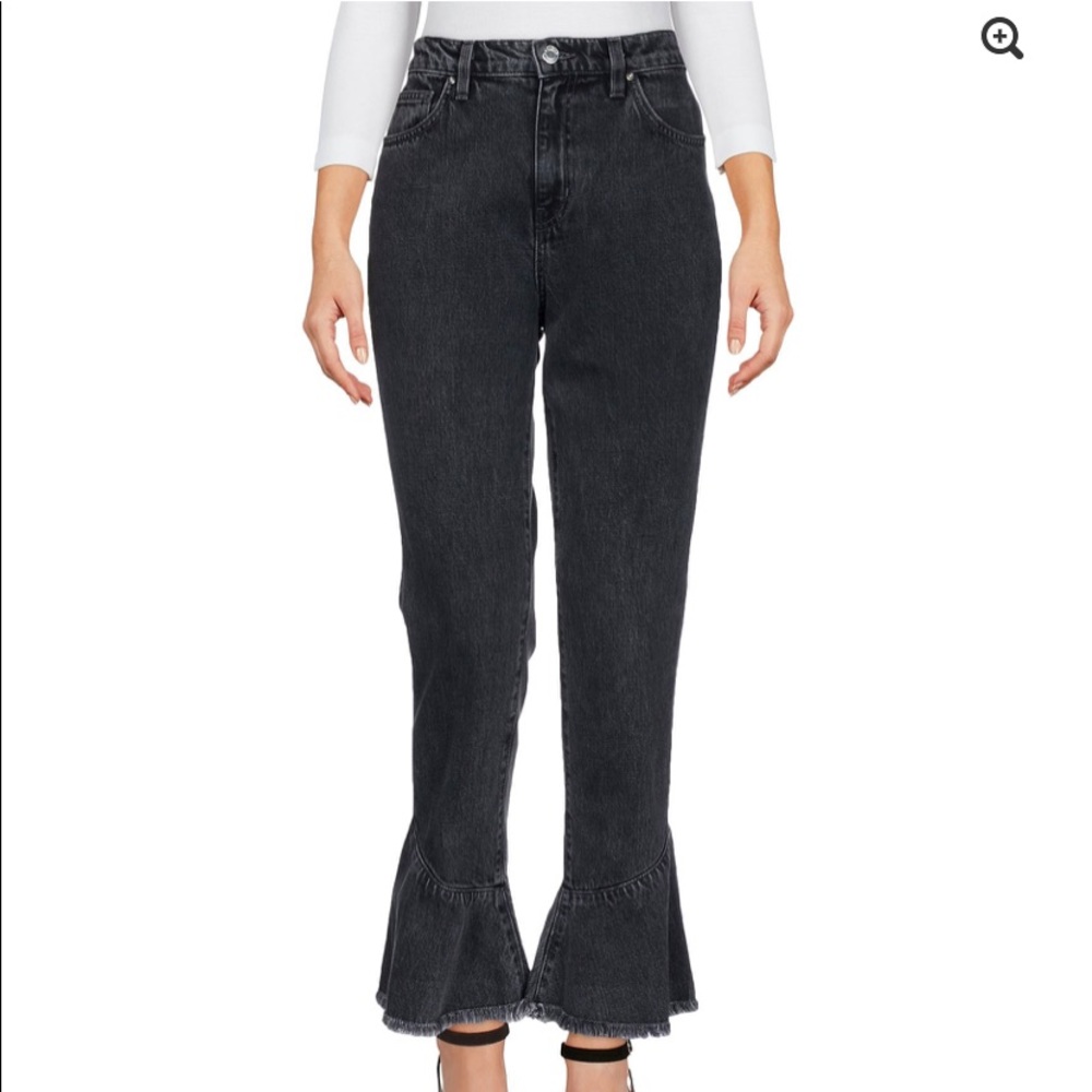 Iro black flare jeans